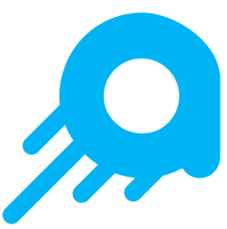 Elemento decorativo azul